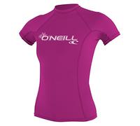 O´neill Wetsuits Basic Skins Crew Woman Short Sleeve Rash Guard Violet L Femme
