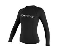 O´neill Wetsuits Basic Skins Crew Woman Long Sleeve Rash Guard Noir XL Femme