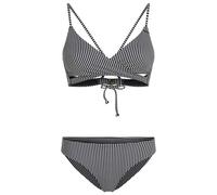 O'Neill - Women's Essentials Baay Maoi Bikini Set - Bikini - 38 - black micro stripe