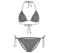 O'Neill - Women's Essentials Capri Bondey Bikini Set - Bikini - 36 - black simple stripe