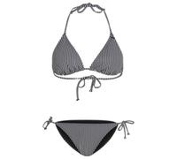 O'Neill - Women's Essentials Capri Bondey Bikini Set - Bikini - 40 - black micro stripe
