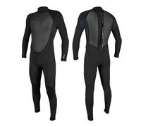 O'Neill Youth Reactor-2 Combinaison intégrale en néoprène pour enfant avec fermeture éclair arrière 3/2 mm (BLK/Slate, 12 (147-155))
