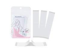 ONEINHE Lot de 108 rubans adhésifs double face pour le corps, invisibles, pour vêtements et corps, Blanc - 85 x 18 mm - 108 pièces, 85x18mm
