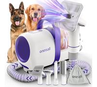 oneisall Aspirateur pour Chiens avec Brosse