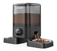 oneisall Distributeur Croquettes Automatique pour 2 Chats 5L