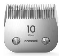 oneisall Grandmaster Pro 1 Lame de rechange professionnelle pour tondeuse de toilettage pour chien 10, lame ultra tranchante - Fabriquée en acier carbonisé, résiste à la chaleur et à la rouille avec