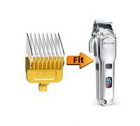 oneisall Peignes métalliques jaunes 16 mm pour tondeuse chien