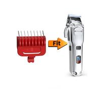 oneisall Peignes métalliques rouges de 3 mm pour tondeuse à chien