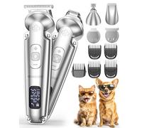 oneisall Tondeuse 4 en 1 complète silencieuse pour chien et chat (blanc)