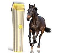 oneisall Tondeuse à chat à faible bruit pour poils longs emmêlés, kit de tondeuse sans fil à 2 vitesses pour chats, chiens et animaux de compagnie (doré)
