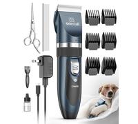 oneisall Tondeuse Chien Professionnelle Poil Long Epais Tondeuse pour Chats et Animaux Silencieux pour petits grands chiens chats animaux de compagnie(bleu marine)