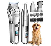 oneisall Tondeuse pour chien 4 en 1 pour poils épais/denses