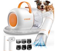 oneisall Tondeuse pour chien avec aspirateur, super puissance d'aspiration de 15 000 Pa