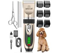 Oneisall Tondeuse sans fil multifonction pour chiens et chats X2, pour poils épais et longs