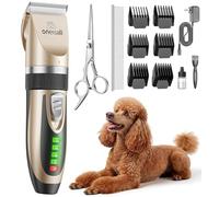 oneisall Tondeuse pour Chien et Pattes de Chien professionnelles, Tondeuse Chiot Multifonction Sans Fil, Tondeuse Poils Longs Epais pour le Toilettage des Poils d'Animaux de Compagnie