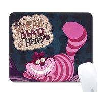 onelee Disney Alice in Wonderland cheshire cat rectangular mouse pad - We're All Mad Here - Gaming Mouse Pad