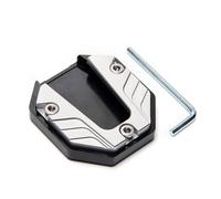 ONEMAJI 1 Pièce Élargisseur de Béquille Latérale Moto pour Husqvarna FS 450 (2015-present) Patin d'Extension Support de Stationnement,Silver