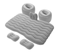 ONEMAJI 1 Pièce Matelas Gonflable Voiture pour Fiat Ulysse 2022 2023 2024 2025 2026, Lit de Voyage Lit de Camping Portable avec Coussins et Pompe à Air Siège Arrière,Grey