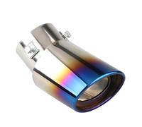 ONEMAJI 1Pc Acier Inoxydable Embout d'Échappement pour Suzuki Vitara 2024 2025 2026 Sortie de Pot à Boulonner Silencieux Arrière Anti-Rouille Tuning,Bend-Blue