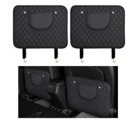 ONEMAJI 2 Pcs Protections de Siège Arrière pour Hyundai I20 2020-2025, Organisateur de Voiture Anti-Boue Imperméable Accessoire Intérieur Durable,Bla-CK