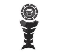 ONEMAJI 2 Pièces Autocollant de Réservoir Moto pour Suzuki C 1800 RT 2009-2012, Protection Bouchon Carburant Kit Stickers Effet Carbone Tank Pad