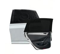ONEMAJI 2 Pièces Chaussette Pare-Soleil Voiture pour Citroen C4 Grand Picasso 2013-2018,Maille Respirante Fenêtre Latérale Arrière Protection UV Soleil Filet Anti-Moustique Camping