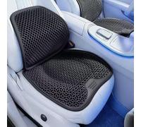 ONEMAJI 2 Pièces Coussin de Siège Auto avec Soutien Lombaire pour VW T5 Transporter Alle 2003-2015, Support Dorsal Ergonomique Structure en Nid d'abeille 3D Respirant, C