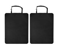 ONEMAJI 2 Pièces Protection Dossier Siège Arrière pour Dodge Durango 3rd 6&7 Seats 2016-2024, Tapis Anti Coup de Pied Imperméable Organisateur Dossier de Siège Auto,B Style Without Pocket
