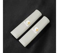 ONEMAJI 2Pièces Couvre Ceinture de Sécurité pour Smart ForTwo 3 (III) 453 I 2014-2024, Fourreau Ceinture Protection Auto Rembourrage Harnais Intérieur Épaule Coussinet Sécurité,White