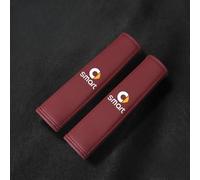 ONEMAJI 2Pièces Couvre Ceinture de Sécurité pour Smart ForTwo 3 (III) 453 I 2014-2024, Fourreau Ceinture Protection Auto Rembourrage Harnais Intérieur Épaule Coussinet Sécurité,Red