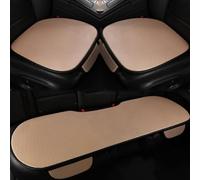 ONEMAJI 3 Pièces Coussins Siège de Voiture pour VW Tiguan L Tiguan R Line 2021 2022 2023+, Housses de Protection Intérieures Confortables Accessoires de Remplacement,Beige