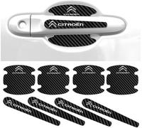 ONEMAJI 8 Pièces Film Autocollant Poignée Portière Voiture pour Citroen C-Elysee II 2016-2026, Protection comme Poignée Anti Rayures pour Protecteurs de Peinture