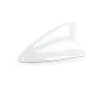 ONEMAJI Antenne Aileron de Requin pour Hummer H3 Alpha, Étanche Toit de Voiture Décoration Base Antenne Radio Amplificateur Signal FM/AM 1 Pièce,White