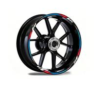 ONEMAJI Autocollants de Jante de Moto Réflecteurs pour Suzuki DR-Z4S (2025-2026),Bandes Imperméables Décoratives pour Roue Intérieure Haute Visibilité,1 Kit,Multi-Colored