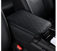 ONEMAJI Coussin Accoudoir Voiture en Cuir pour Kangoo II Express Compact 2013-2019 Accessoire, Housse D'accoudoir pour Console Centrale Couvre Rehausser L'Accoudoir,Black