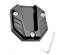 ONEMAJI Extension de Béquille Latérale pour Honda CRF300L 2021-2026, Agrandisseur Support Moto Plaque de Stationnement Socle Élargisseur Stable,Black
