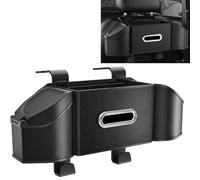 ONEMAJI Organisateur De Voiture Siège Arrière pour Nissan Navara D22 Navara D40 Navara D40 S Navara Np300 2000-2023, Boîte Rangement Habitacle Multifonctionnel Poubelle Support Téléphone,Black
