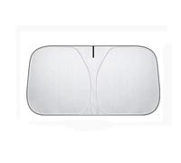 ONEMAJI Pare-Soleil de Pare-Brise Avant pour Land Rover Freelander 2 L359 2006-2014 Réflecteur Argent Titane Protection UV Pliable Couverture Fenêtre de Voiture 1 Pièce