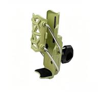 ONEMAJI Porte-gobelet Moto pour Triumph Speed Triple 1200 RS (2021-present), Porte-Bouteille Réglable à 360° avec Serrage Automatique, Bandes Antidérapantes,Green