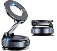 ONEMAJI Support Tel pour Dodge Charger 2015-2025 | Support magnetique sur mesure offrant un maintien ultra stable et une rotation optimale sans bloquer les grilles d'aeration