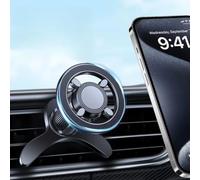 ONEMAJI Support Téléphone Voiture Magnétique pour Honda Brio II FL 2023, Support Aimanté Grille D'Aération Fixation Smartphone Support Mobile