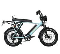 Onemile Scrambler S Vélo électrique de type fat bike, 850 W, 75 Nm, 20 x 4" CST, 19,2 Ah, Gris