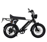 Onemile Scrambler S Vélo électrique de type fat bike, 850 W, 75 Nm, 20 x 4" CST, 19,2 Ah, Noir