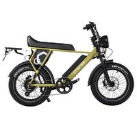 Onemile Scrambler S Vélo électrique de type fat bike, 850 W, 75 Nm, 20 x 4" CST, 19,2 Ah, Vert