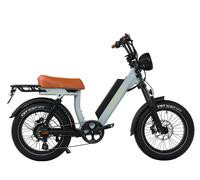 Onemile Scrambler V Vélo électrique de type fat bike, 850 W, 75 Nm, 20 x 4" CST, 19,2 Ah, Gris