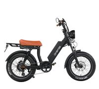 Onemile Scrambler V Vélo électrique de type fat bike, 850 W, 75 Nm, 20 x 4" CST, 19,2 Ah, Noir