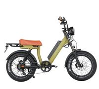Onemile Scrambler V Vélo électrique de type fat bike, 850 W, 75 Nm, 20 x 4" CST, 19,2 Ah, Vert
