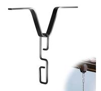 OneNine Clip de chaîne de pluie pour adaptateur de gouttière, clip d'ancrage pour chaîne de pluie, accessoires d'inverseur d'eau pour jardin, crochet en forme de V, crochet en forme de V pour
