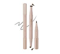 OneNyx Stylo Eyeliner 3-En-1 - Tampon Œil De Chat, Double Embout，Marron | Waterproof & Anti-Bavure, Eyeliner Liquide, Pointe Fine Précise, Ailes Symétriques, Application Rapide, Quotidien & Soirées