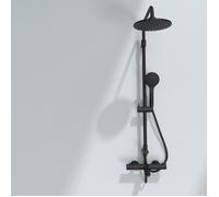 Oneo Mitigeur Bain-douche Thermostatique - Noir - Essebagno
